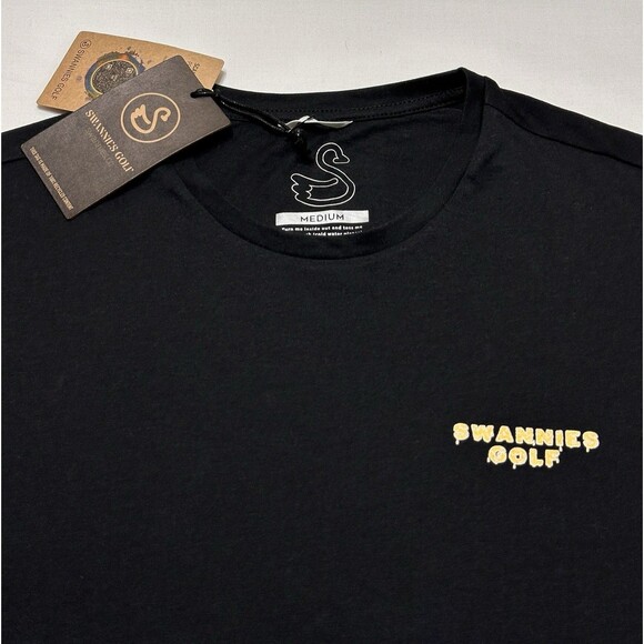 Swannies Golf Sunday Scaries Shirt Adult Size Medium Halloween Print Logo NWT - Picture 3 of 12
